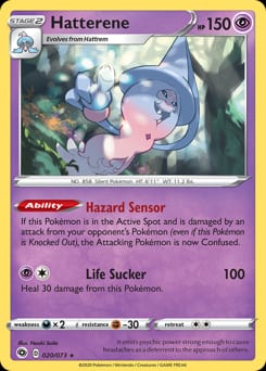 Champion's Path Hatterene #20 card