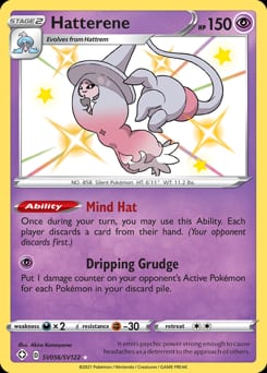 Shining Fates Shiny Vault Hatterene #SV056 card