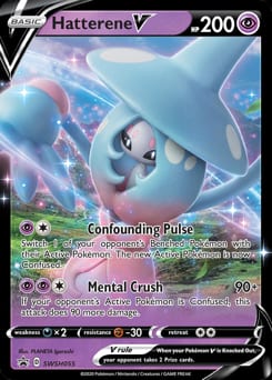 SWSH Black Star Promos Hatterene V #SWSH055 card