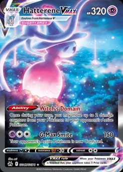 Crown Zenith Galarian Gallery Hatterene VMAX #GG47 card