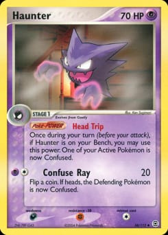 2004 FireRed & LeafGreen Haunter #34 card