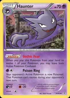 2016 Generations Haunter #34 card