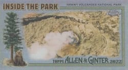 2022 Topps Allen & Ginter Chrome Inside the Park Minis Hawai'i Volcanoes National Park #ITP-31 card