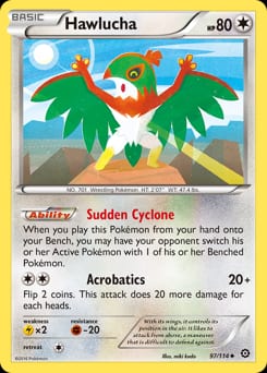 Steam Siege Hawlucha #97 card