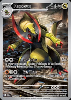 Black Bolt Haxorus #147 card
