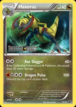 Dragon Vault Haxorus #16 card