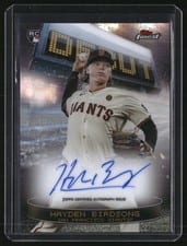 2025 Finest Debut Autographs Hayden Birdsong #DAV-HB card