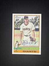 2025 Topps Heritage Real One Autographs Hayden Birdsong #ROA-HB card