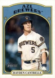 2021 Topps Heritage Minor League Base Set Hayden Cantrelle #64 card