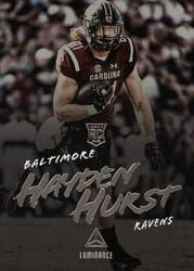 2018 Panini Luminance Base Set Hayden Hurst #138 card
