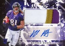 2018 Panini Origins Base Set Hayden Hurst #107 card
