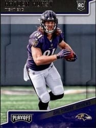 2018 Panini Playoff Base Set Hayden Hurst #208 card