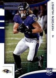 2018 Panini Rookies & Stars Base Set Hayden Hurst #108 card