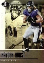 2019 Panini Illusions Base Set Hayden Hurst #10 card