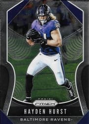 2019 Panini Prizm Base Set Hayden Hurst #69 card