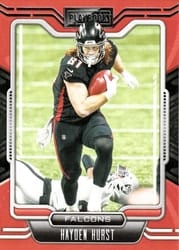 2021 Panini Playbook Base Set Hayden Hurst #6 card