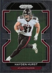 2021 Panini Prizm Base Set Hayden Hurst #323 card