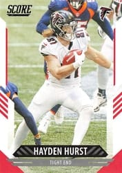 2021 Score Base Set Hayden Hurst #193 card