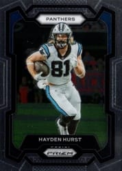 2023 Panini Prizm Base Set Hayden Hurst #42 card