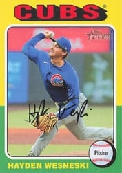 2024 Topps Heritage Mini Base Set Hayden Wesneski #256 card