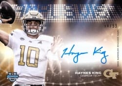 2025 Bowman University Chrome Campus Visit Autographs Haynes King #CVA-HK card