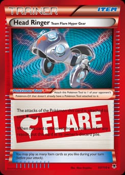 2014 Phantom Forces Head Ringer Team Flare Hyper Gear #97 card