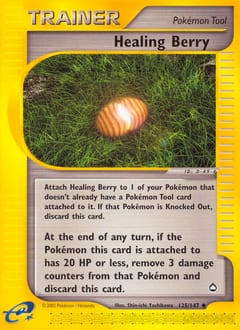 Aquapolis Healing Berry #125 card