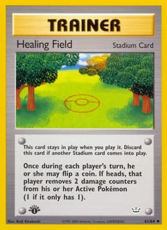 Neo Revelation Healing Field #61 card