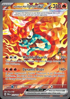2024 Twilight Masquerade Hearthflame Mask Ogerpon ex #212 card