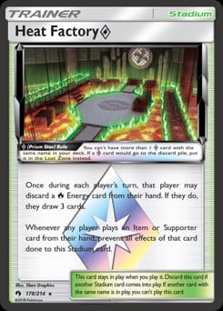 Lost Thunder Heat Factory ◇ #178 card
