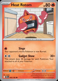 Destined Rivals Heat Rotom #43 card