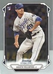 2019 Bowman Sterling Base Set Heath Fillmyer #BSR-80 card