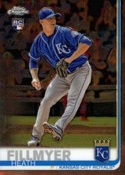 2019 Topps Chrome Base Set Heath Fillmyer #97 card
