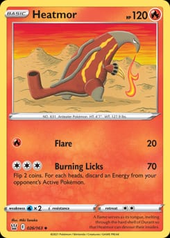 Battle Styles Heatmor #26 card