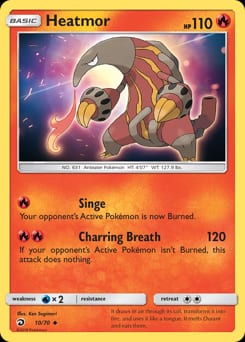 Dragon Majesty Heatmor #10 card