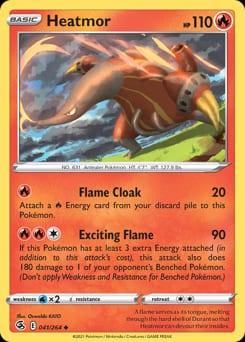 Fusion Strike Heatmor #41 card