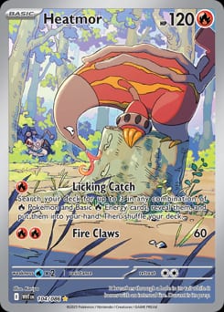 White Flare Heatmor #104 card