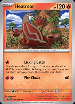 White Flare Heatmor #19 card
