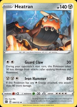 Brilliant Stars Heatran #100 card