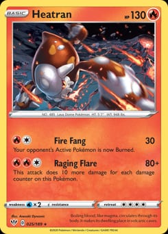 Darkness Ablaze Heatran #25 card