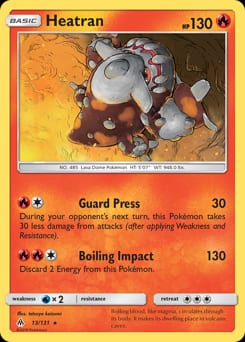 Forbidden Light Heatran #13 card