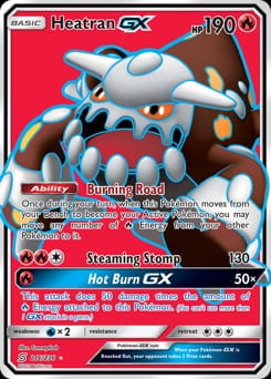 Unified Minds Heatran-GX #216 card