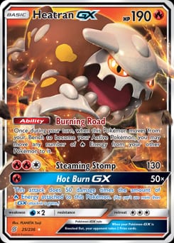 Unified Minds Heatran-GX #25 card