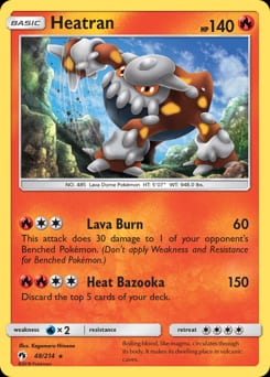 Lost Thunder Heatran #48 card