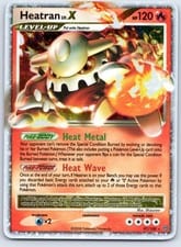 2008 Stormfront Heatran LV.X #97 card