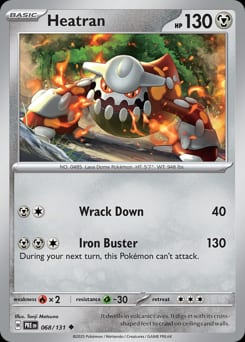 Prismatic Evolutions Heatran #68 card