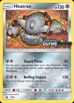 SM Black Star Promos Heatran #SM96 card