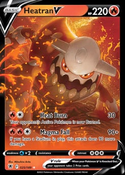 Astral Radiance Heatran V #25 card