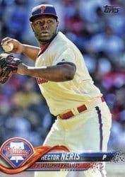 2018 Topps Base Set Hector Neris #563 card