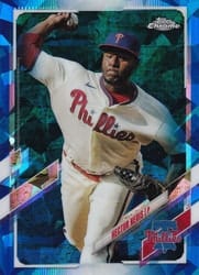 2021 Topps Chrome Sapphire Edition Base Set Hector Neris #171 card
